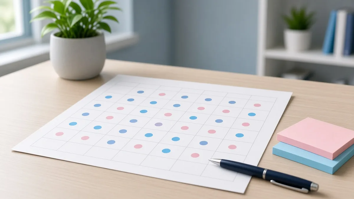 Compliance calendar with renewal reminders on a wall planner