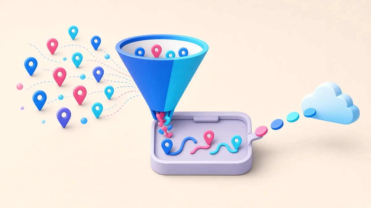 Illustration of caching reducing repeated map requests
