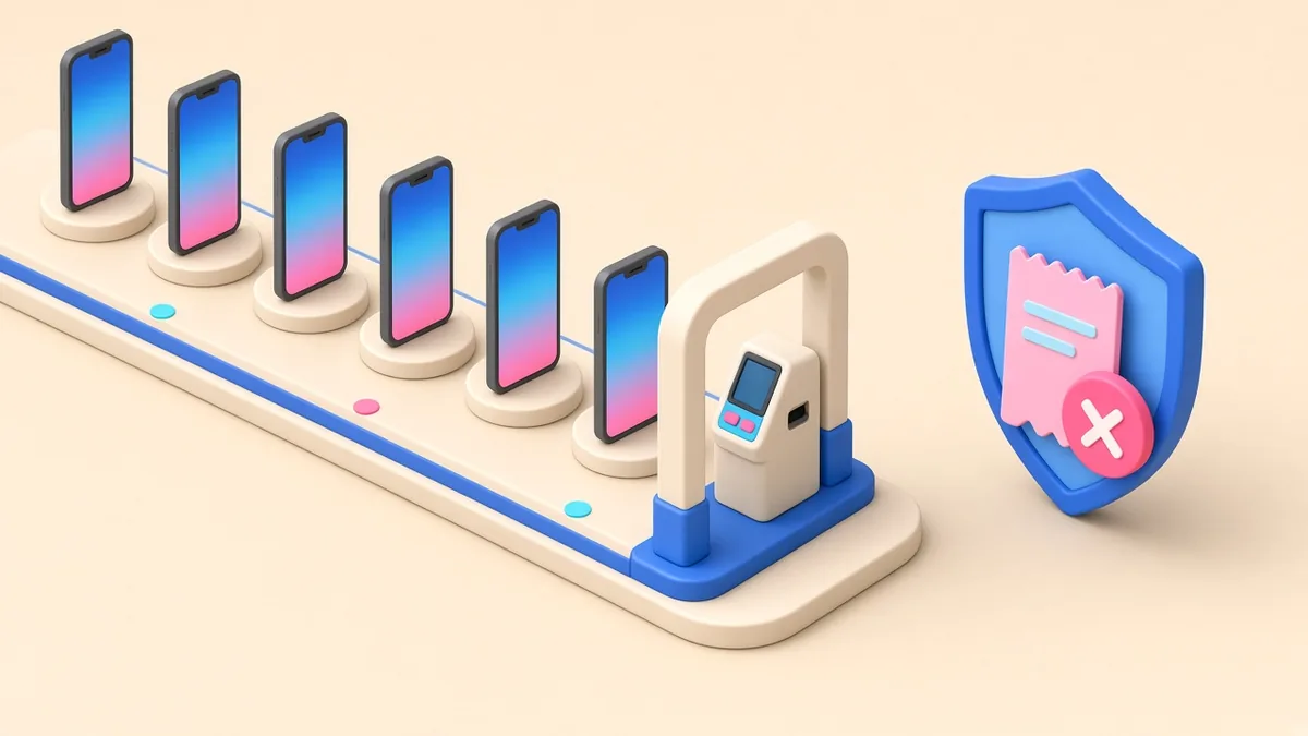 Illustration of a queue and safe payment flow preventing duplicate charges